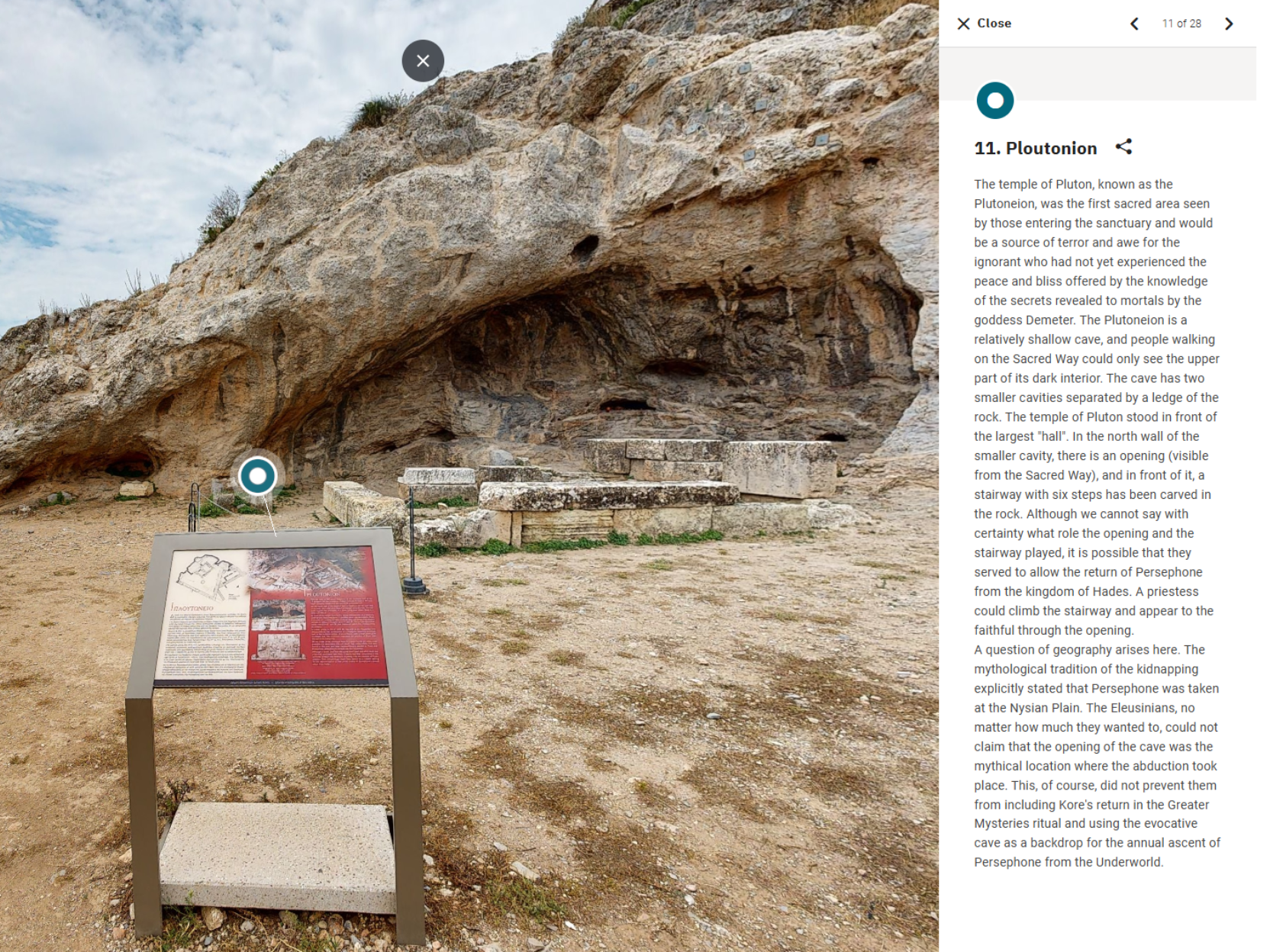 360 documentation as a tool for cultural participation and documentation: The experience of using Matterport within the research project myEleusis